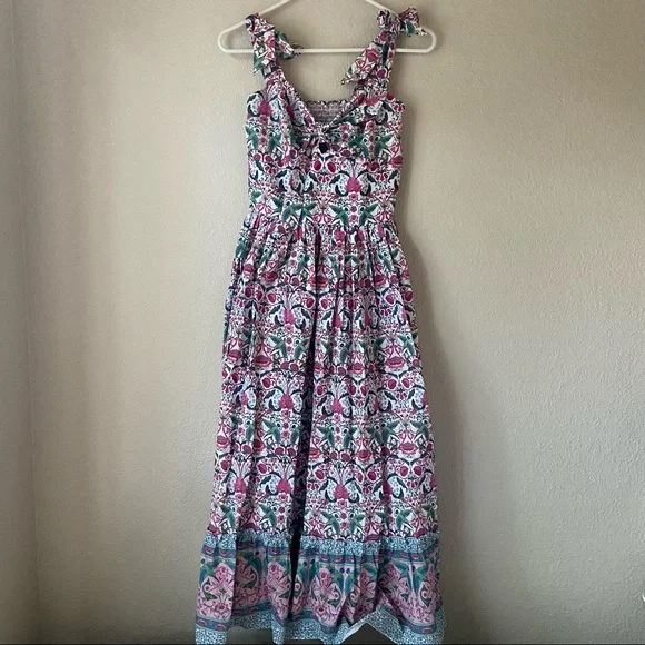 BlackMilk Kingfisher Garden Sweet Tie Dress - Picture 3 of 7